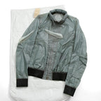 新品 希少 CAROL CHRISTIAN POELL / 2020年 Object Dyed / Ripstop NYLON / Bomberchute in KITE / Bomber Jacket / size 46