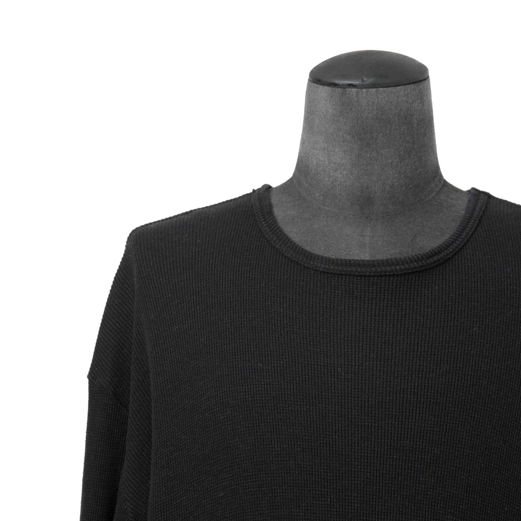 A.F ARTEFACT アーティファクト / LOOM別注 REGULAR FIT TOP / RIB KNIT JERSEY / size 1 (BLACK)