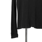A.F ARTEFACT アーティファクト / LOOM別注 REGULAR FIT TOP / RIB KNIT JERSEY / size 1 (BLACK)