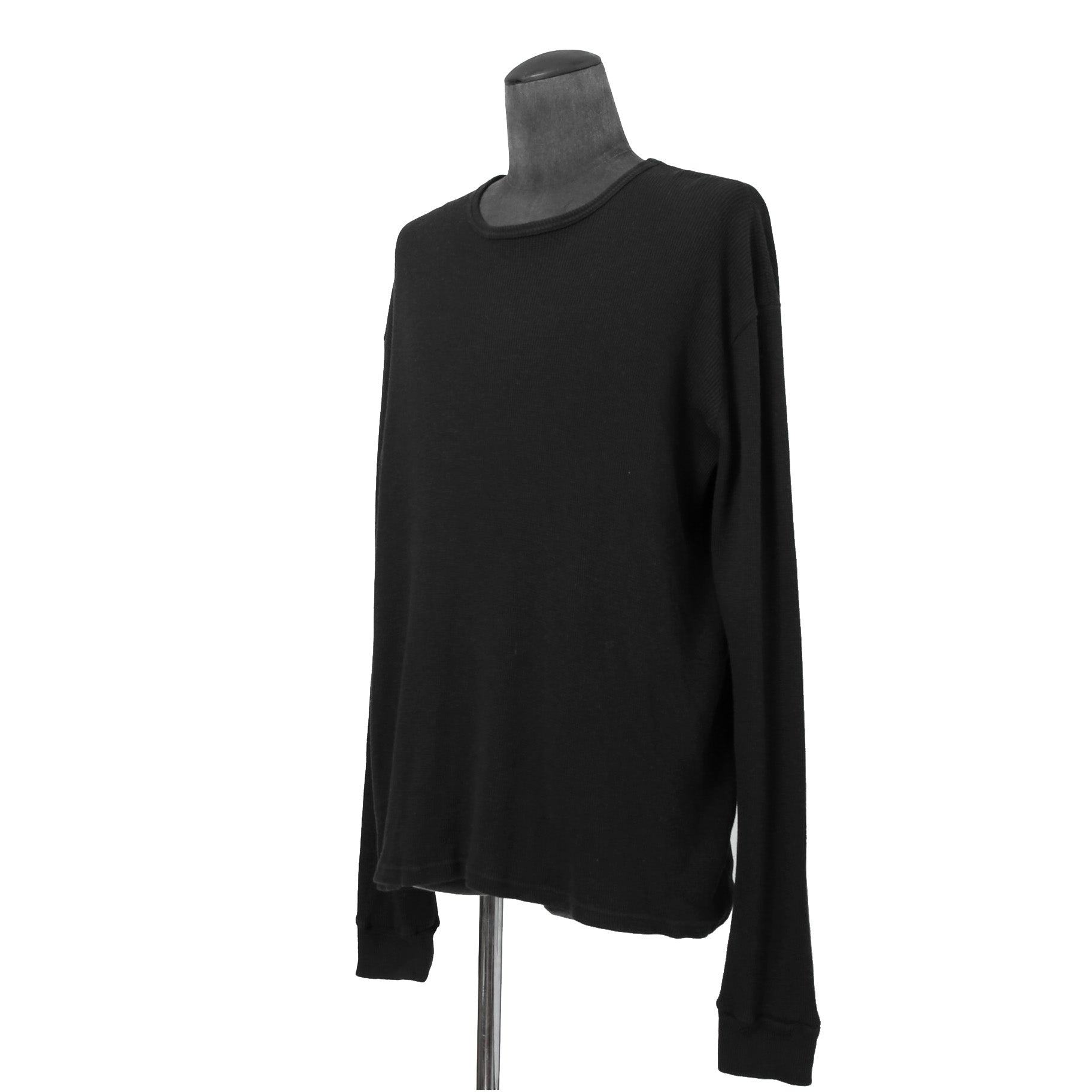 A.F ARTEFACT アーティファクト / LOOM別注 REGULAR FIT TOP / RIB KNIT JERSEY / size 1 (BLACK)