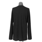 Y's for men ワイズフォーメン / LOGO PRINT 長袖 Tシャツ / size 3 BLACK