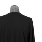 Y's for men ワイズフォーメン / LOGO PRINT 長袖 Tシャツ / size 3 BLACK