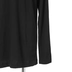 Y's for men ワイズフォーメン / LOGO PRINT 長袖 Tシャツ / size 3 BLACK