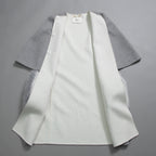 FENDI フェンディ / 18AW 美品 フォックスファーポケット付き ケープコート / FF8369 W1D / size 42 (GRAY) レディース