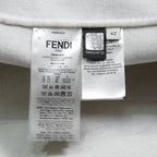 FENDI フェンディ / 18AW 美品 フォックスファーポケット付き ケープコート / FF8369 W1D / size 42 (GRAY) レディース
