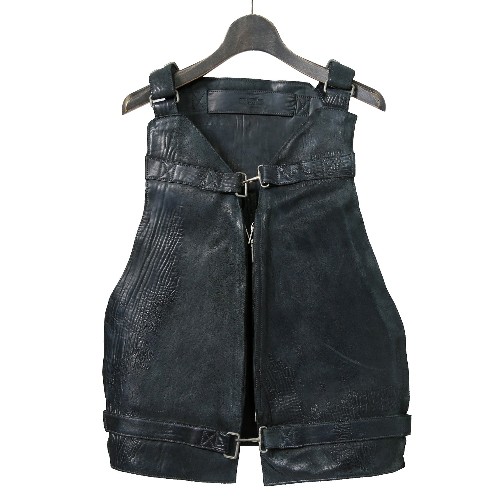 新品 CAROL CHRISTIAN POELL / 2018年 Horse Cordovan O.D / VEST BAG / size 46 (19 NAVY)