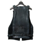 新品 CAROL CHRISTIAN POELL / 2018年 Horse Cordovan O.D / VEST BAG / size 46 (19 NAVY)