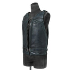 新品 CAROL CHRISTIAN POELL / 2018年 Horse Cordovan O.D / VEST BAG / size 46 (19 NAVY)