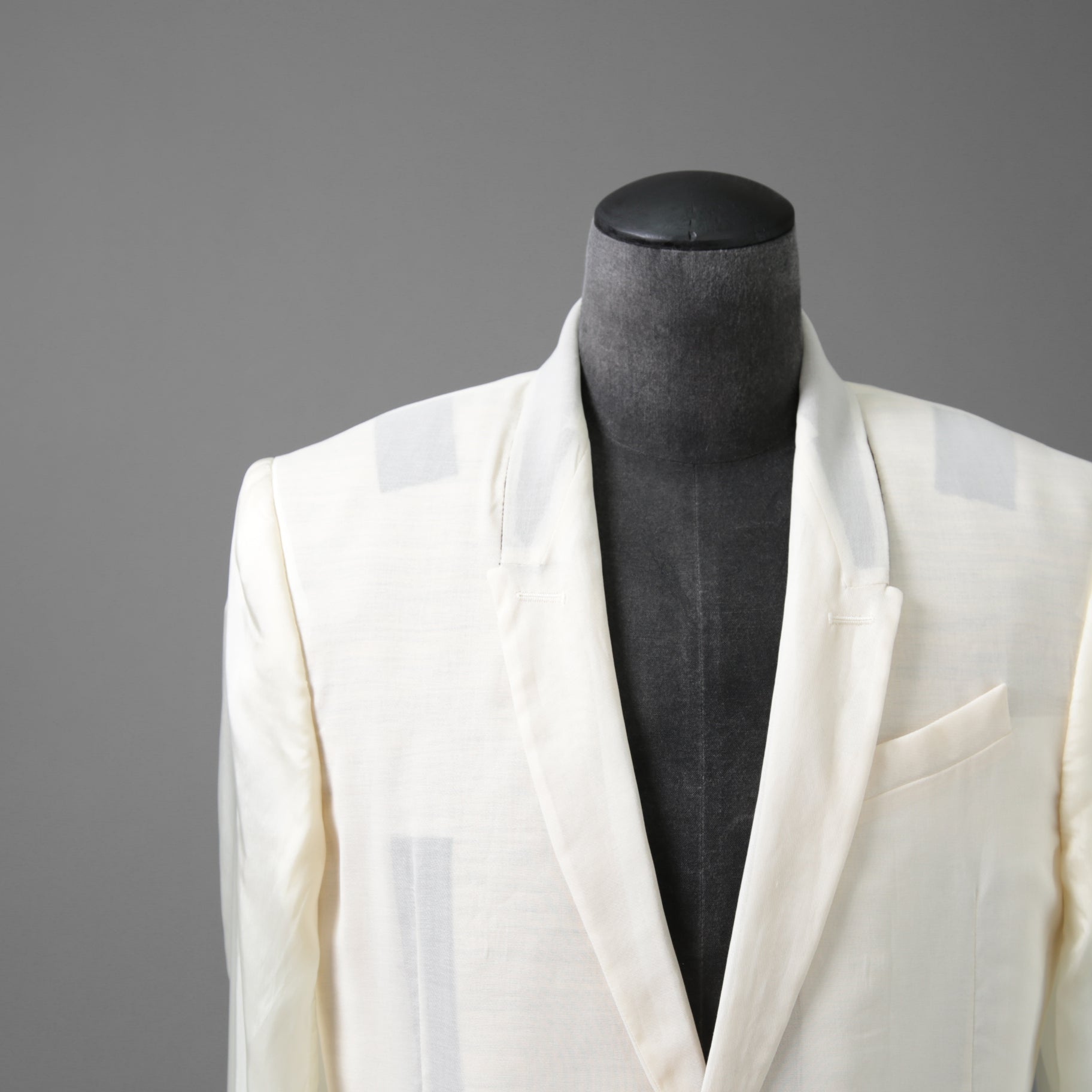RICK OWENS リックオウエンス / 22SS 美品 / FOGACHINE / Soft Woven Blazer / セミシアージャケット / RU01B1724-OR / size 48 (NATURAL)