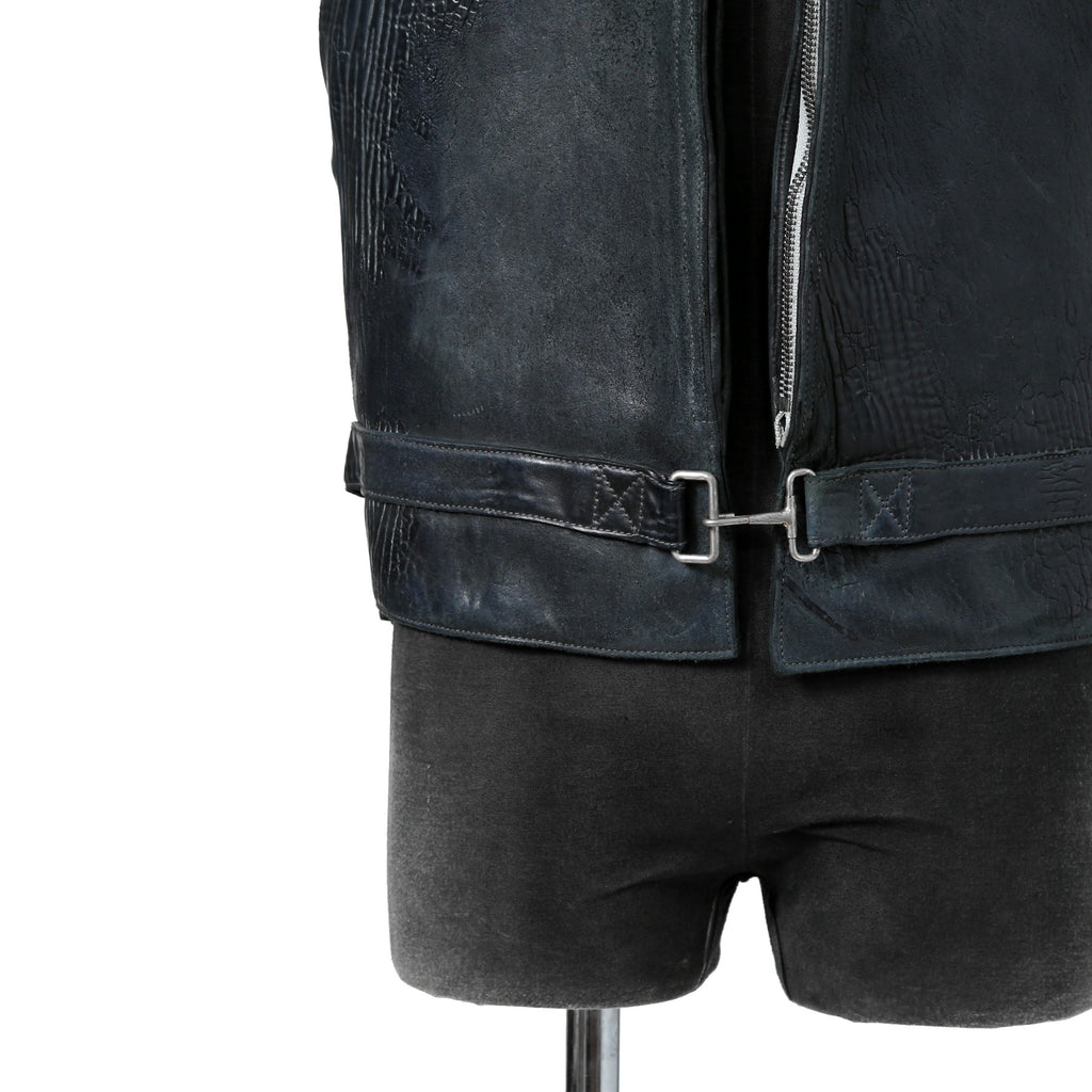 新品 CAROL CHRISTIAN POELL / 2018年 Horse Cordovan O.D / VEST BAG / size 46 (19 NAVY)