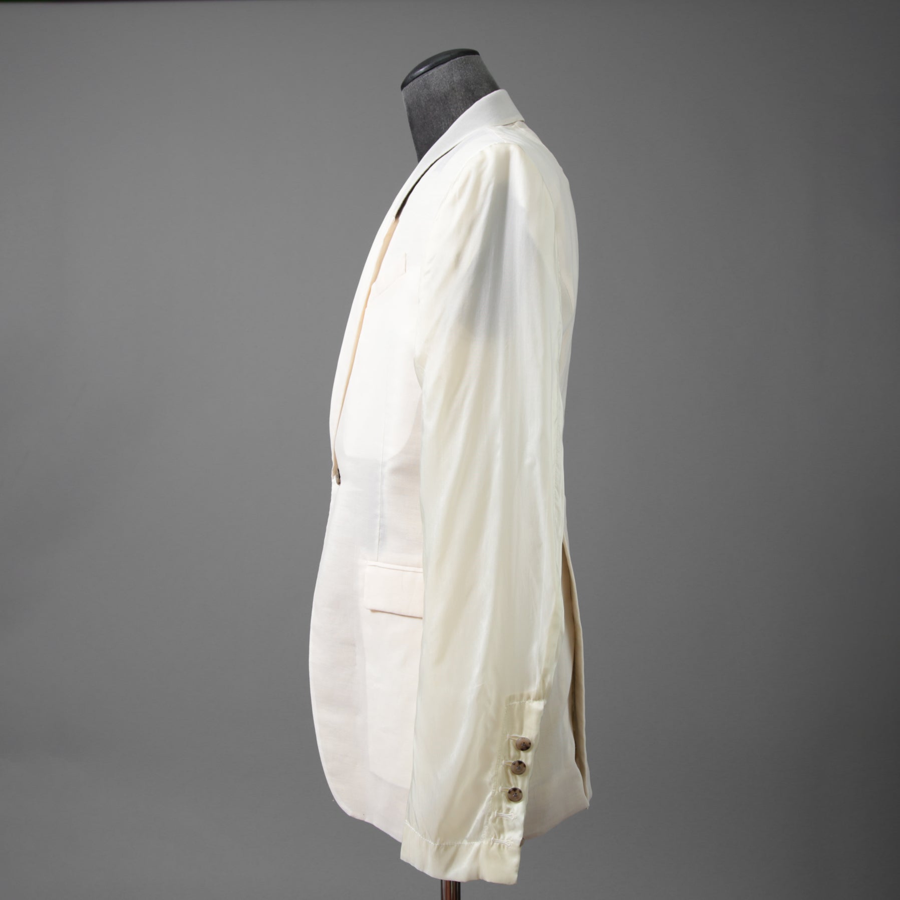 RICK OWENS リックオウエンス / 22SS 美品 / FOGACHINE / Soft Woven Blazer / セミシアージャケット / RU01B1724-OR / size 48 (NATURAL)