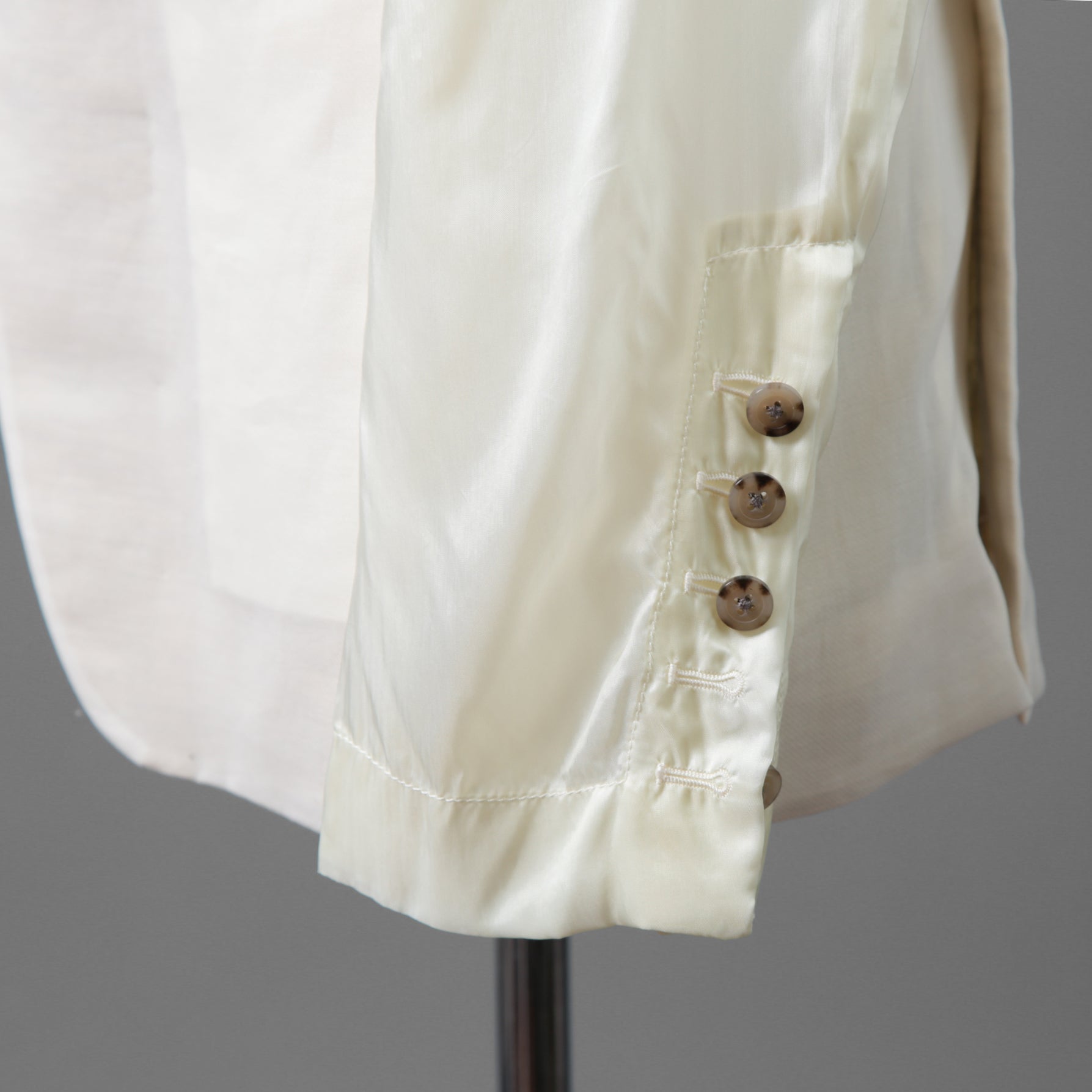 RICK OWENS リックオウエンス / 22SS 美品 / FOGACHINE / Soft Woven Blazer / セミシアージャケット / RU01B1724-OR / size 48 (NATURAL)