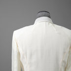 RICK OWENS リックオウエンス / 22SS 美品 / FOGACHINE / Soft Woven Blazer / セミシアージャケット / RU01B1724-OR / size 48 (NATURAL)
