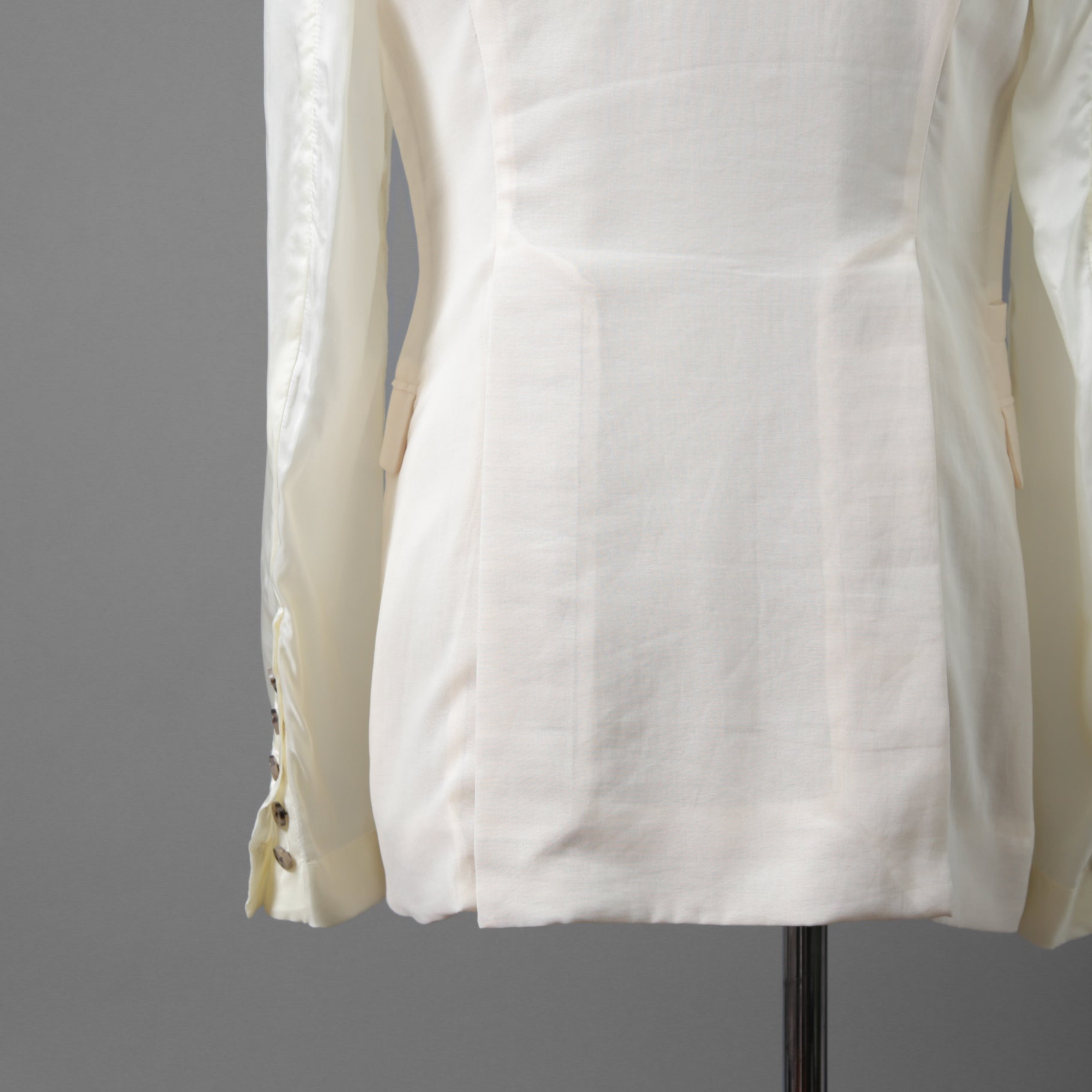 RICK OWENS リックオウエンス / 22SS 美品 / FOGACHINE / Soft Woven Blazer / セミシアージャケット / RU01B1724-OR / size 48 (NATURAL)