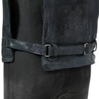 新品 CAROL CHRISTIAN POELL / 2018年 Horse Cordovan O.D / VEST BAG / size 46 (19 NAVY)