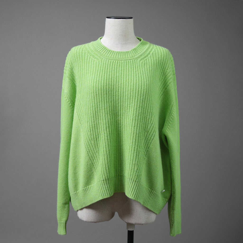HERMES エルメス / 23SS カシミヤ コットン プルオーバー ニット / 3E2604D1 / size 40 (GREEN)