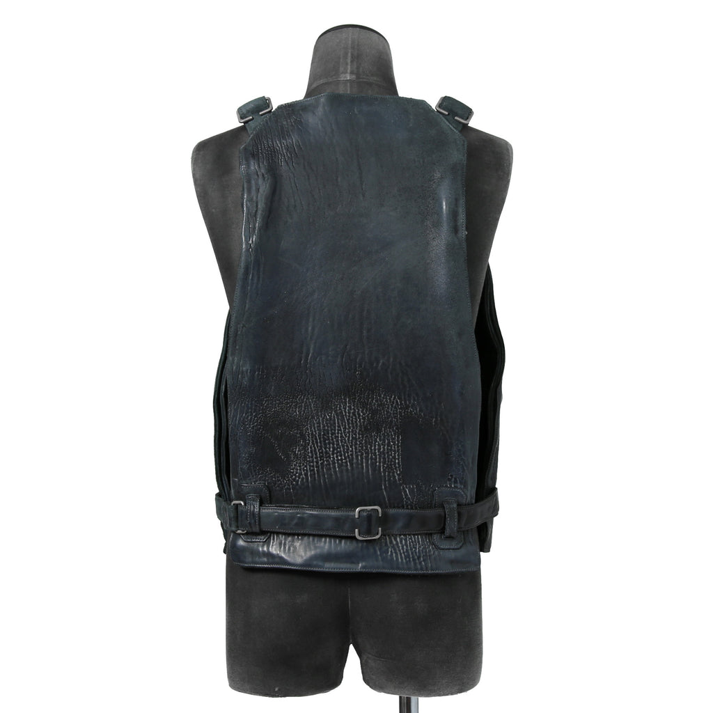 新品 CAROL CHRISTIAN POELL / 2018年 Horse Cordovan O.D / VEST BAG / size 46 (19 NAVY)
