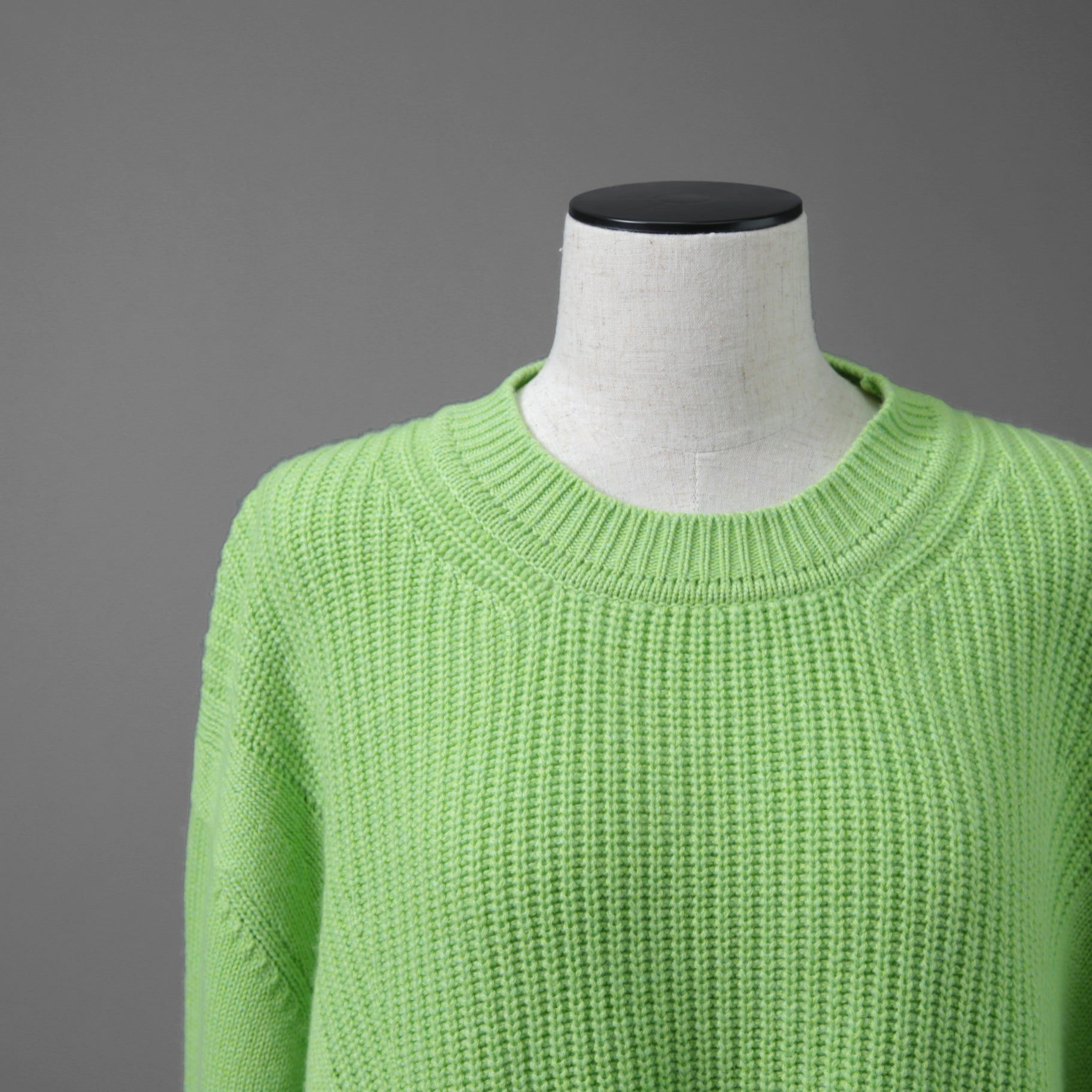 HERMES エルメス / 23SS カシミヤ コットン プルオーバー ニット / 3E2604D1 / size 40 (GREEN)