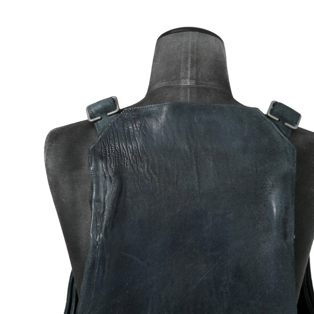 新品 CAROL CHRISTIAN POELL / 2018年 Horse Cordovan O.D / VEST BAG / size 46 (19 NAVY)