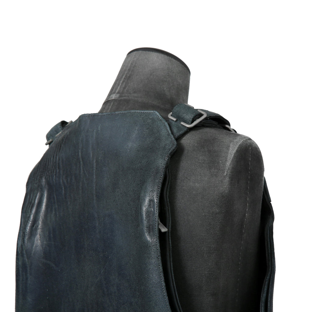 新品 CAROL CHRISTIAN POELL / 2018年 Horse Cordovan O.D / VEST BAG / size 46 (19 NAVY)