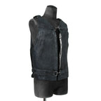新品 CAROL CHRISTIAN POELL / 2018年 Horse Cordovan O.D / VEST BAG / size 46 (19 NAVY)