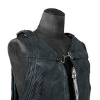 新品 CAROL CHRISTIAN POELL / 2018年 Horse Cordovan O.D / VEST BAG / size 46 (19 NAVY)