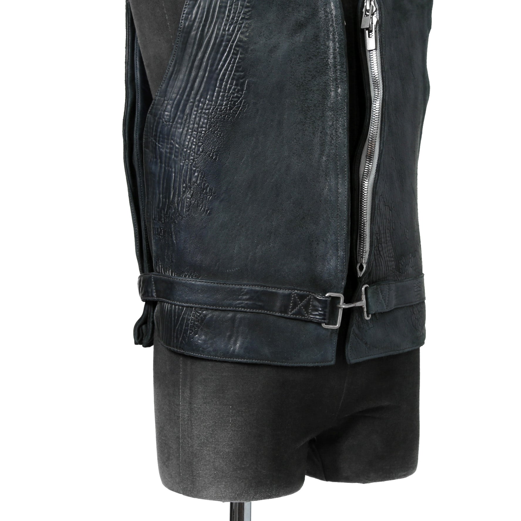 新品 CAROL CHRISTIAN POELL / 2018年 Horse Cordovan O.D / VEST BAG / size 46 (19 NAVY)