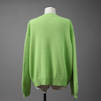 HERMES エルメス / 23SS カシミヤ コットン プルオーバー ニット / 3E2604D1 / size 40 (GREEN)