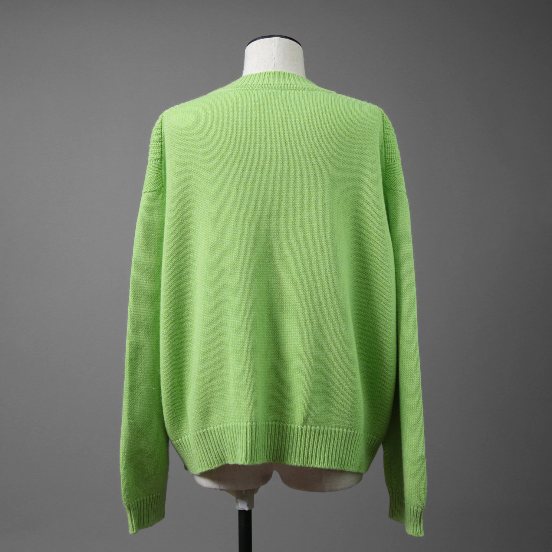 HERMES エルメス / 23SS カシミヤ コットン プルオーバー ニット / 3E2604D1 / size 40 (GREEN)