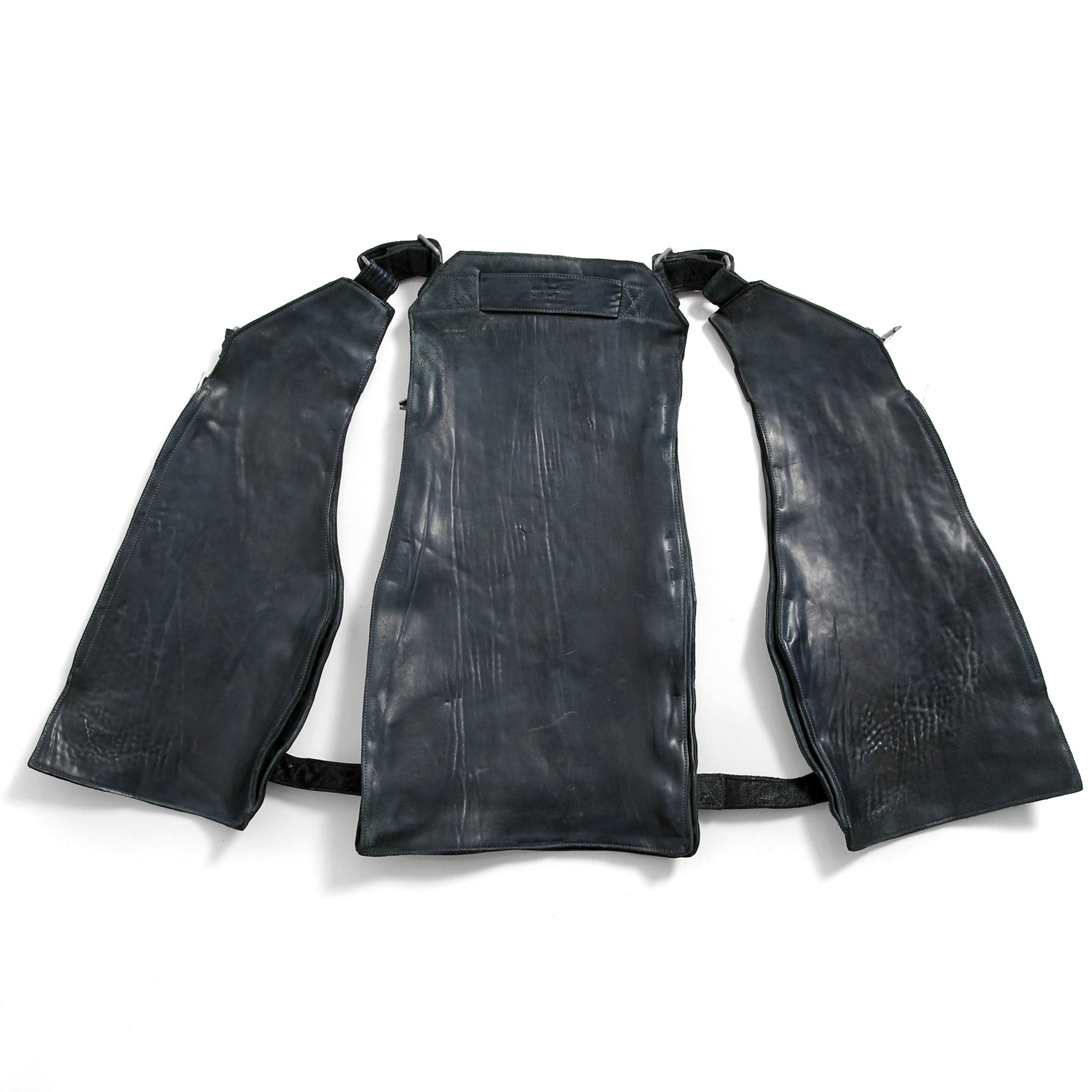 新品 CAROL CHRISTIAN POELL / 2018年 Horse Cordovan O.D / VEST BAG / size 46 (19 NAVY)