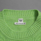 HERMES エルメス / 23SS カシミヤ コットン プルオーバー ニット / 3E2604D1 / size 40 (GREEN)