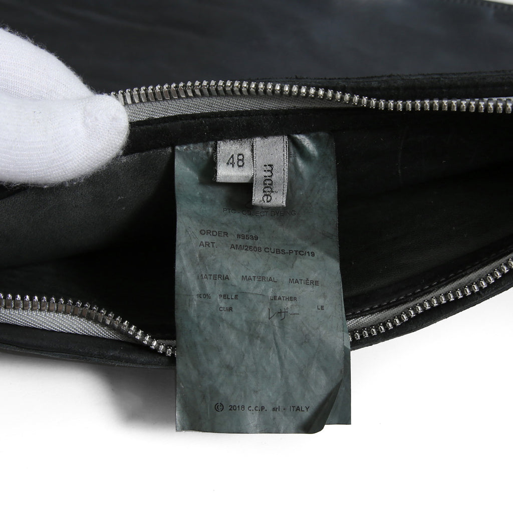 新品 CAROL CHRISTIAN POELL / 2018年 Horse Cordovan O.D / VEST BAG / size 46 (19 NAVY)