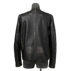 DIESEL ディーゼル / 2023AW 極美品 L-Met / DIESEL ロゴ レザー ジャケット / カウハイド / size 46 (BLACK)