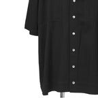 美品 Rick Owens リックオウエンス / 22SS FOGACHINE / FOGPOCKET MAGNUM 半袖シャツ / RU01B1294-HDX / size 48 (BLACK)