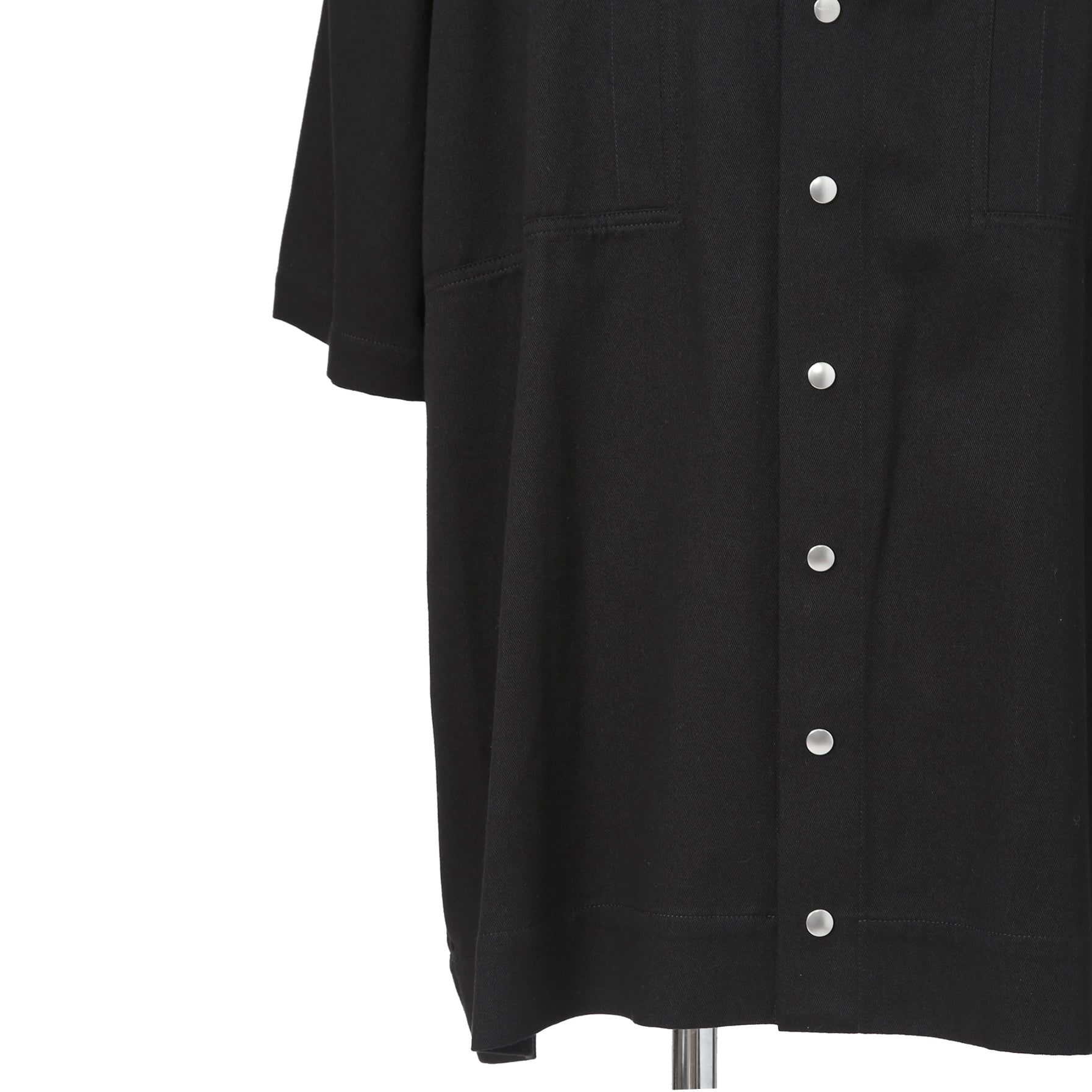 美品 Rick Owens リックオウエンス / 22SS FOGACHINE / FOGPOCKET MAGNUM 半袖シャツ / RU01B1294-HDX / size 48 (BLACK)
