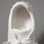 HERMES エルメス / 美品 ヘリンボーン編み バウンシング レザー スニーカー / size 36 (23cm) WHITE シューズ