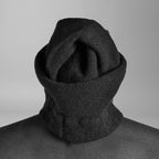 CEDRIC JACQUEMYN セドリックジャックミン / 19AW 美品 シュリンク加工 ウール ニットキャップ / BLACK