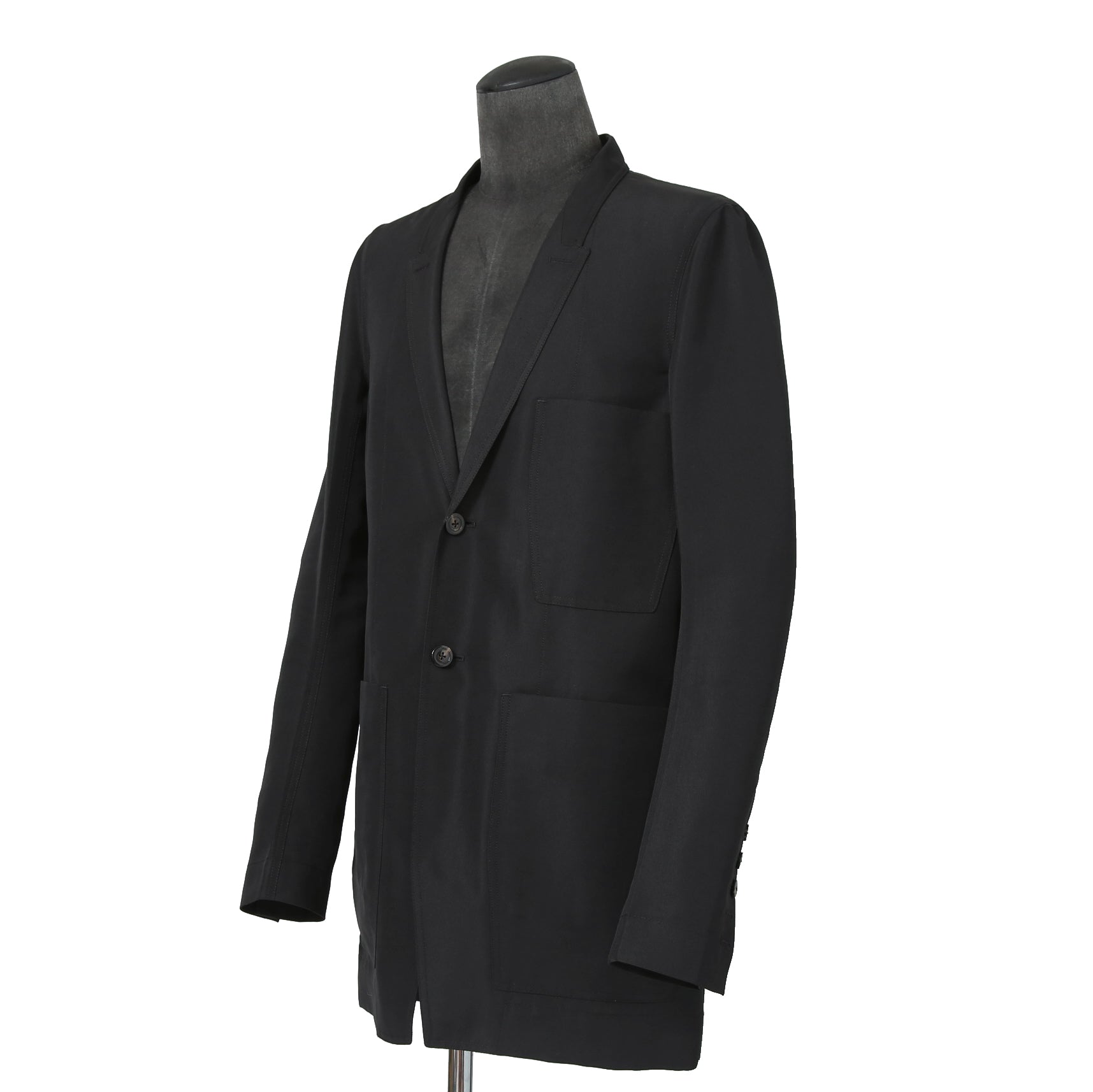 美品 Rick Owens リックオエンス / 21SS PHLEGETHON / LIDO JACKET リドジャケット RU21S6723-ST  / size 46 (BLACK)