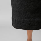 CEDRIC JACQUEMYN セドリックジャックミン / 19AW 美品 シュリンク加工 ウール ニットキャップ / BLACK