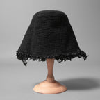 SOSNOVSKA ソスノブスカ / 19AW RAW EDGES HAT / ニット ハット / size M (BLACK)