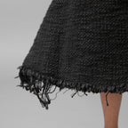 SOSNOVSKA ソスノブスカ / 19AW RAW EDGES HAT / ニット ハット / size M (BLACK)