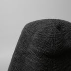 SOSNOVSKA ソスノブスカ / 19AW RAW EDGES HAT / ニット ハット / size M (BLACK)