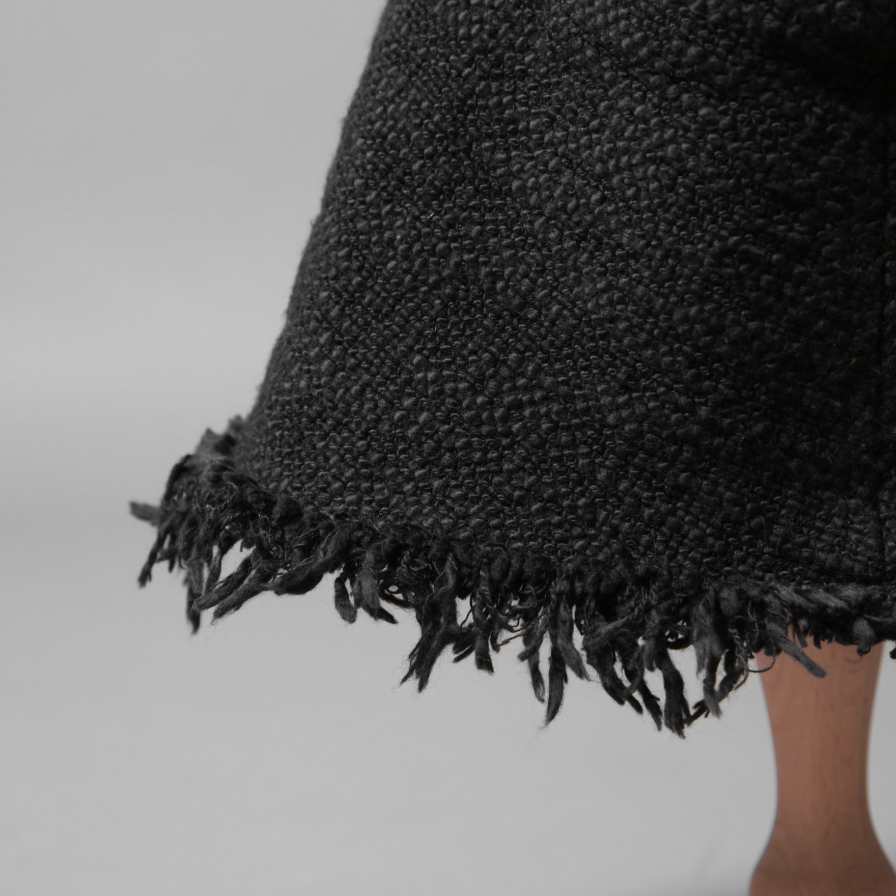SOSNOVSKA ソスノブスカ / 19AW RAW EDGES HAT / ニット ハット / size M (BLACK)