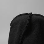 SOSNOVSKA ソスノブスカ / 18AW WOOLEN OUTSIDE SEAMSTRESS KNITCAP / ニットキャップ / size M (BLACK)