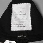 SOSNOVSKA ソスノブスカ / 18AW WOOLEN OUTSIDE SEAMSTRESS KNITCAP / ニットキャップ / size M (BLACK)