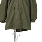 新品 READYMADE レディメイド / FISHTAIL PARKA / READYMADE LOGO ライナー / VINTAGE U.S ARMY TENT / size 2 (KHKAI) ロングコート