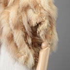 FENDI フェンディ/ 美品 カール・ラガーフェルド期 フォックス ファー ボレロ ノースリーブジャケット / size 40 (BEIGE)