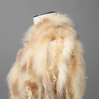 FENDI フェンディ/ 美品 カール・ラガーフェルド期 フォックス ファー ボレロ ノースリーブジャケット / size 40 (BEIGE)