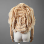 FENDI フェンディ/ 美品 カール・ラガーフェルド期 フォックス ファー ボレロ ノースリーブジャケット / size 40 (BEIGE)