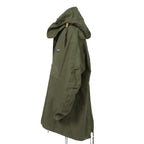 新品 READYMADE レディメイド / FISHTAIL PARKA / READYMADE LOGO ライナー / VINTAGE U.S ARMY TENT / size 2 (KHKAI) ロングコート